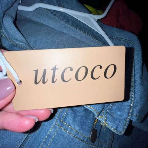 Utcoco blue Jean dress NWT XS - Picture 4 of 5